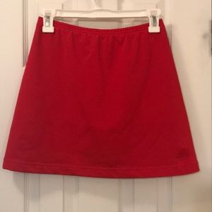 Red Adidas Girl’s Tennis Skirt